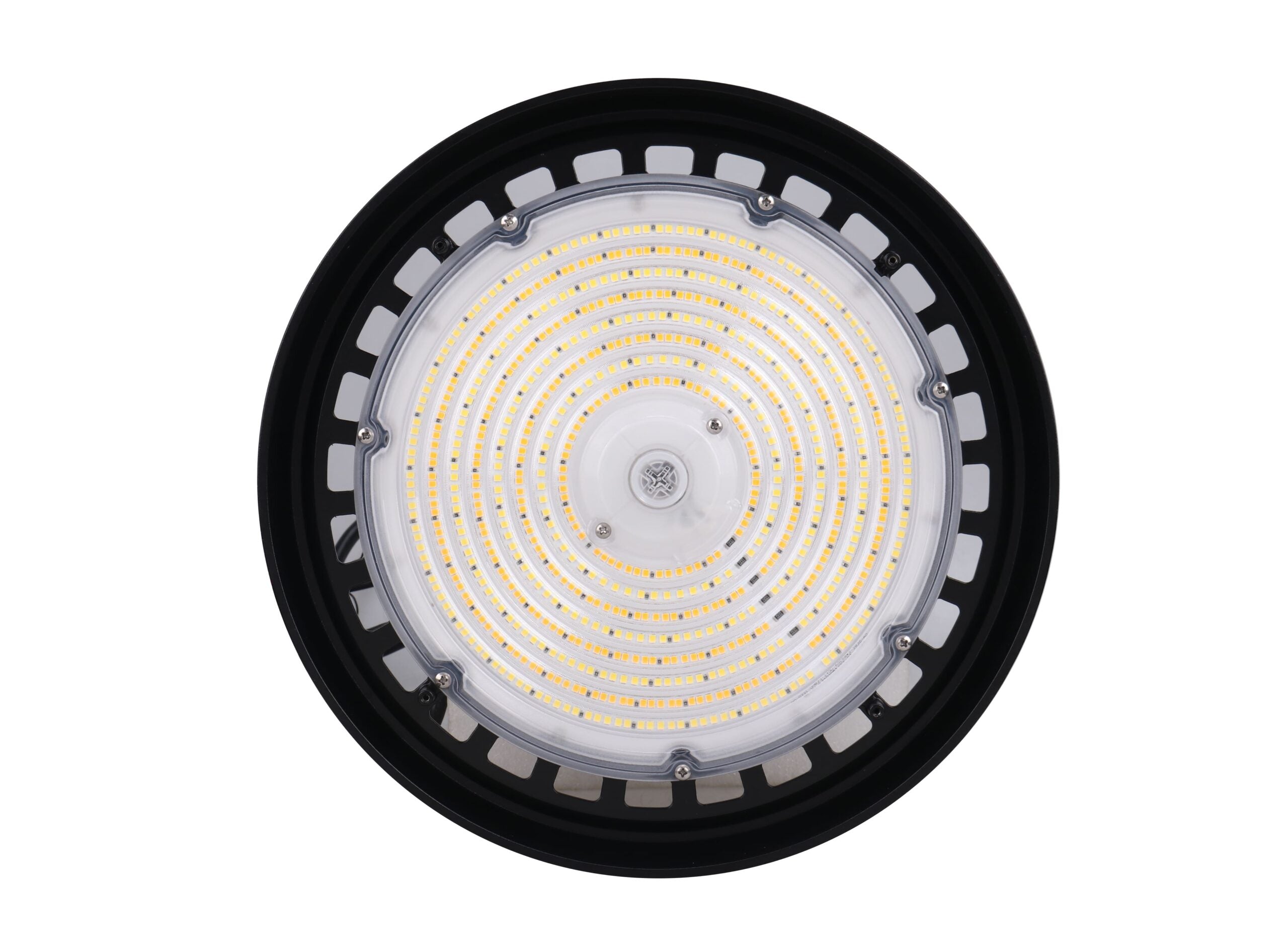 240W LED Round High Bay Light – CCT & Wattage Adjustable, IP65 Rated - Buchanan Lighting LTD.