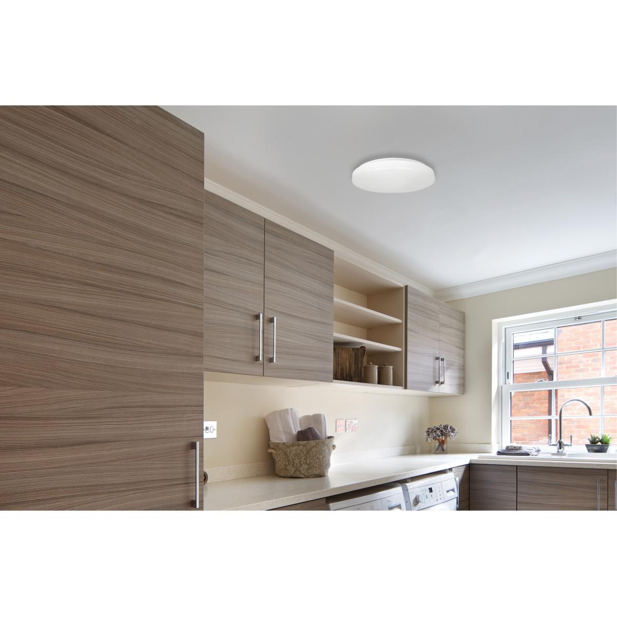 14-Inch Acrylic LED Flush Mount Light – 20W, 5CCT Selectable, Dimmable - Buchanan Lighting LTD.