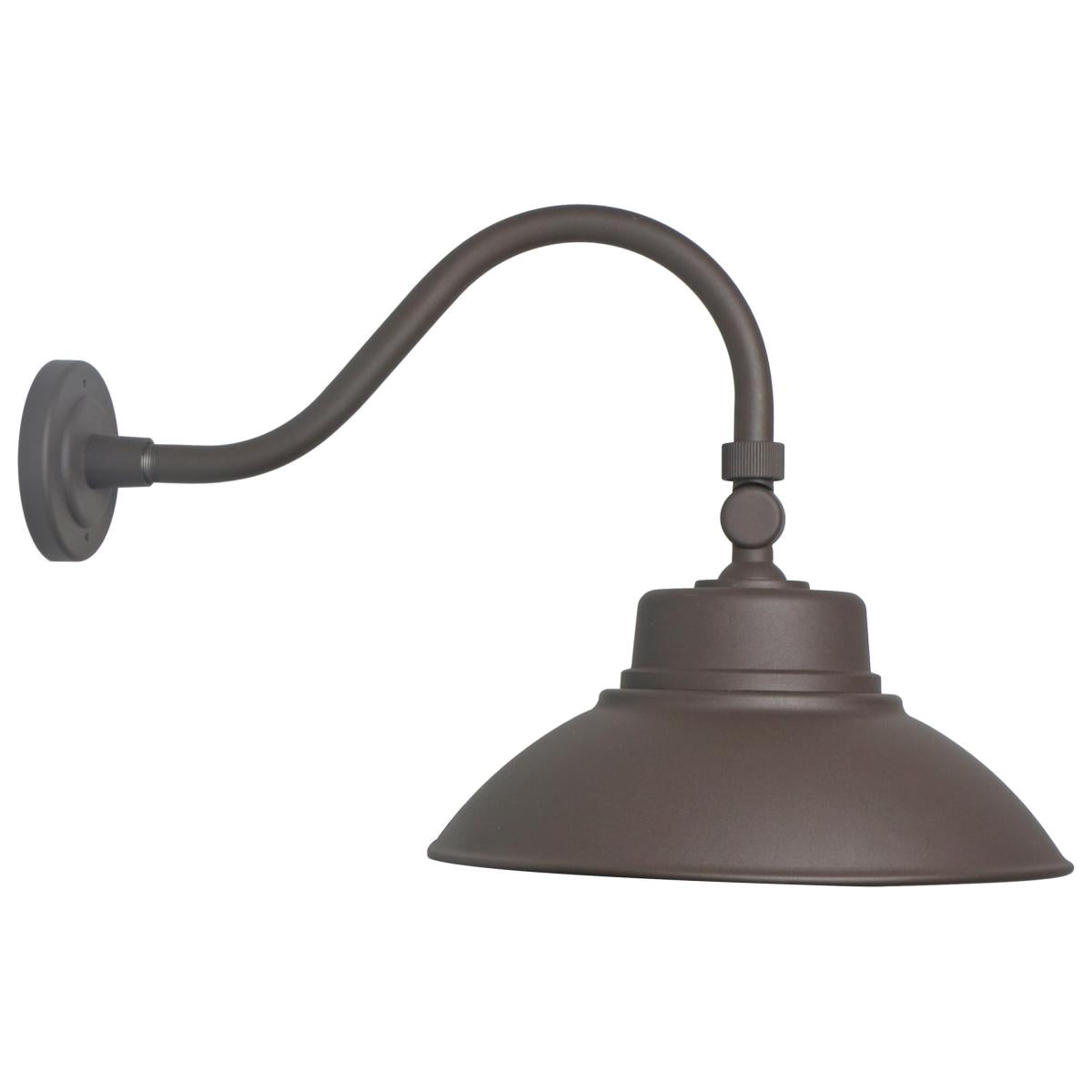LED Gooseneck Light – 30W/40W/50W, CCT Selectable, Bronze, 120-277V with Photocell - Buchanan Lighting LTD.