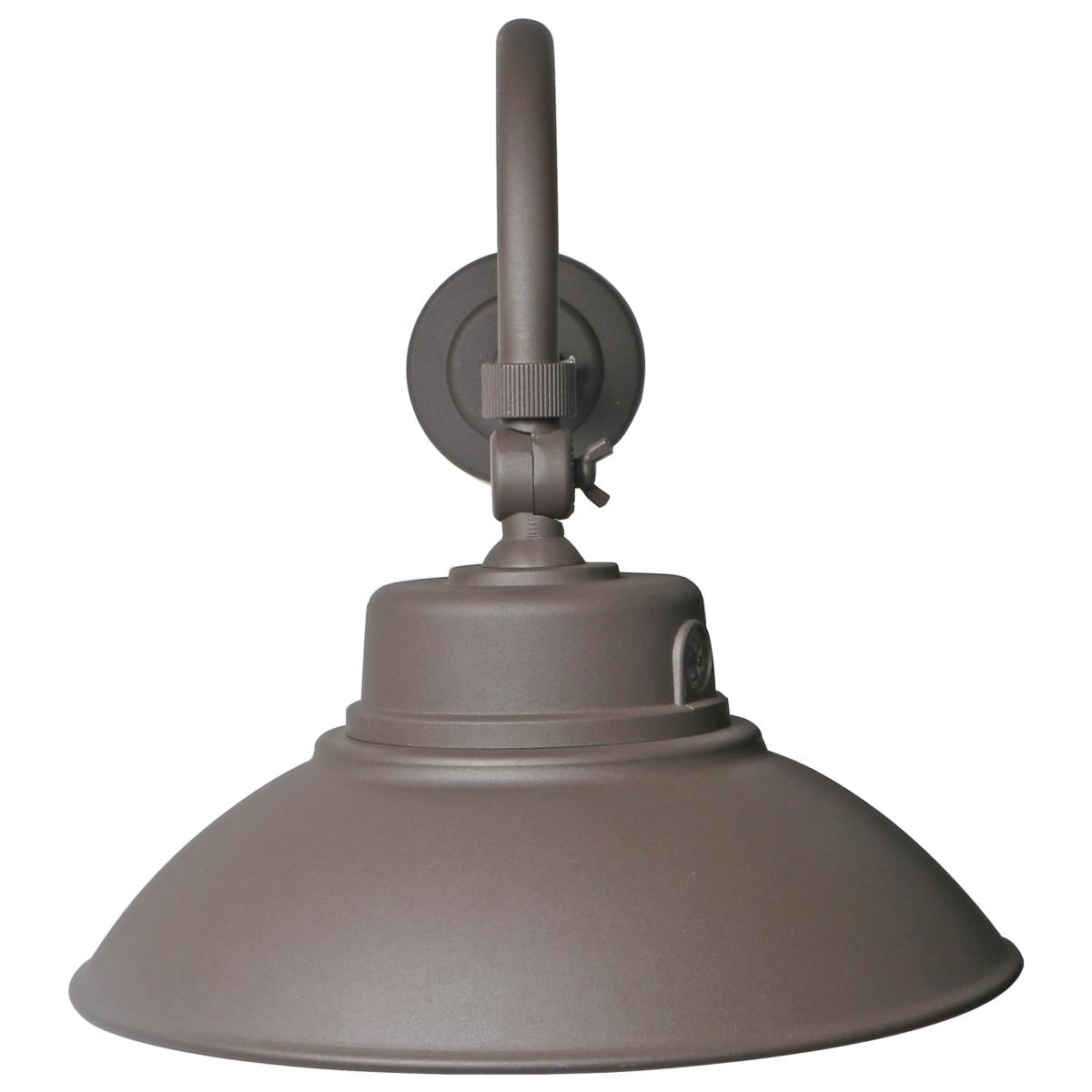 LED Gooseneck Light – 30W/40W/50W, CCT Selectable, Bronze, 120-277V with Photocell - Buchanan Lighting LTD.