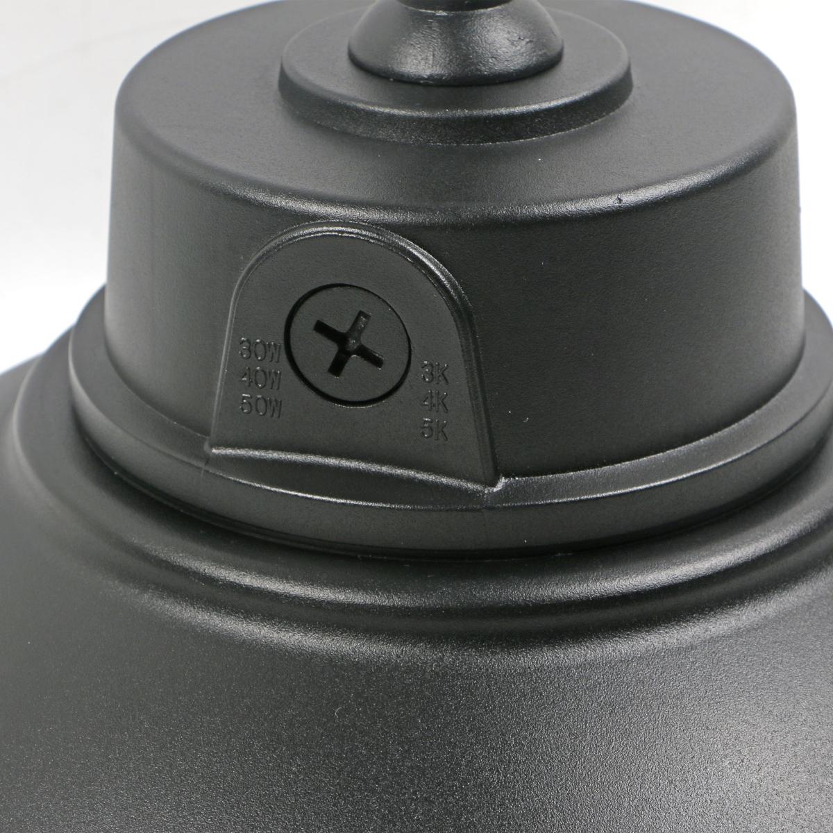 LED Gooseneck Light – 30W/40W/50W, CCT Selectable, Bronze, 120-277V with Photocell - Buchanan Lighting LTD.