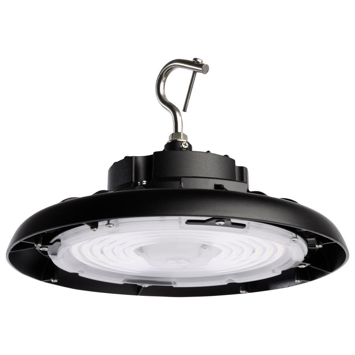 LED UFO High Bay – 80W/100W/120W, CCT Selectable 3000K/4000K/5000K, IP65, DLC Premium - Buchanan Lighting LTD.
