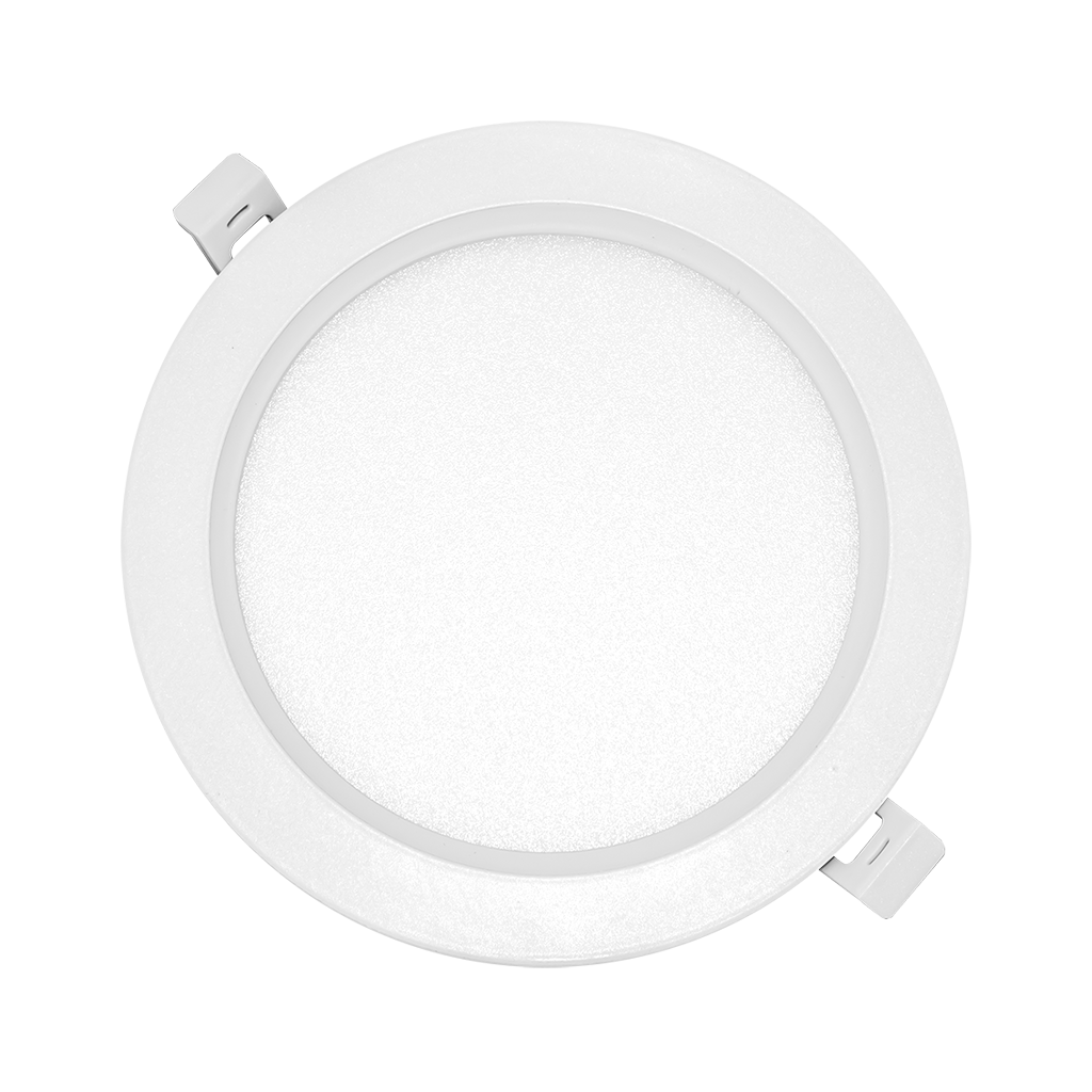 6-Inch Slim LED Round Panel – 12W, 1300 Lumens, 5CCT Adjustable, White Trim - Buchanan Lighting LTD.
