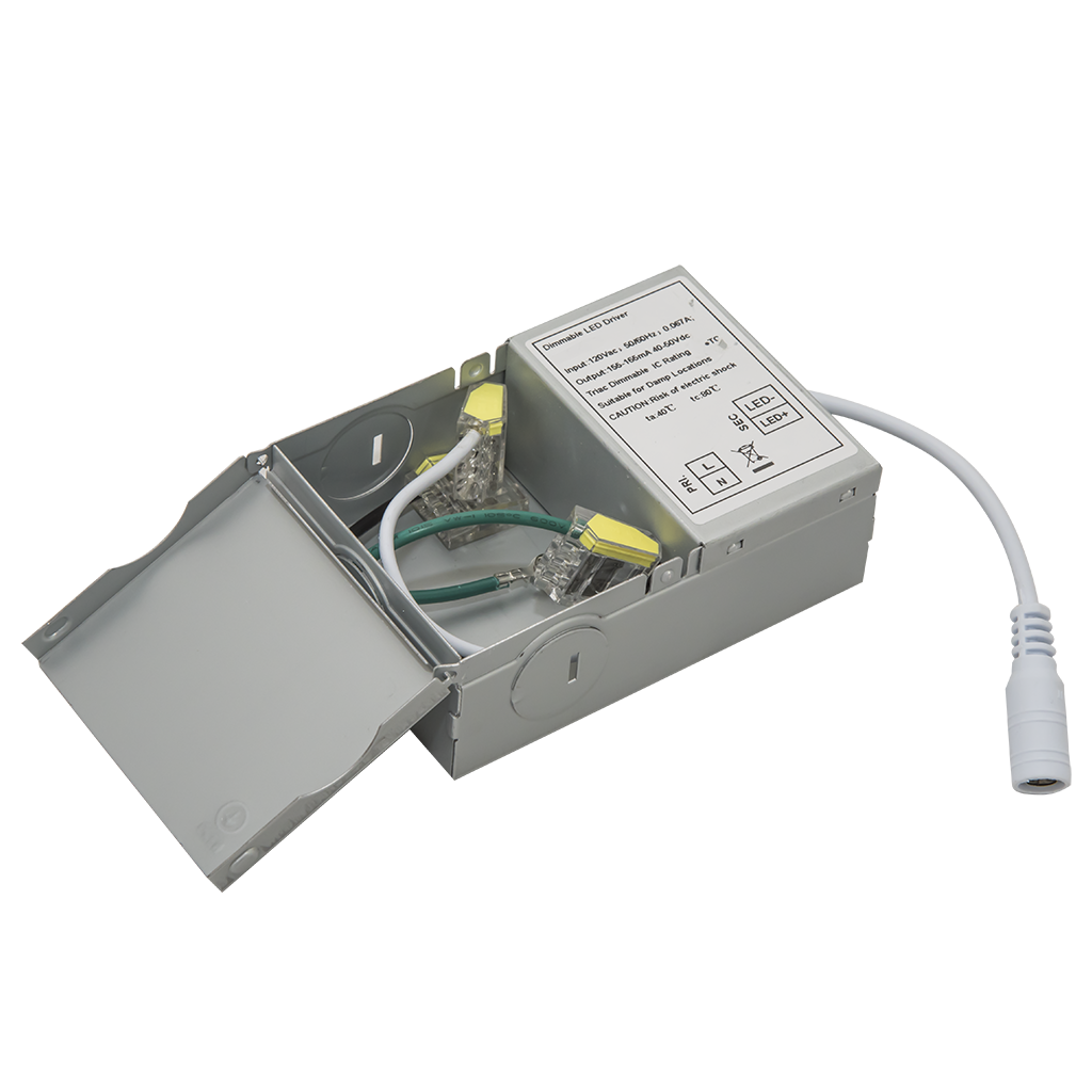 6-Inch Slim LED Round Panel – 12W, 1300 Lumens, 5CCT Adjustable, White Trim - Buchanan Lighting LTD.