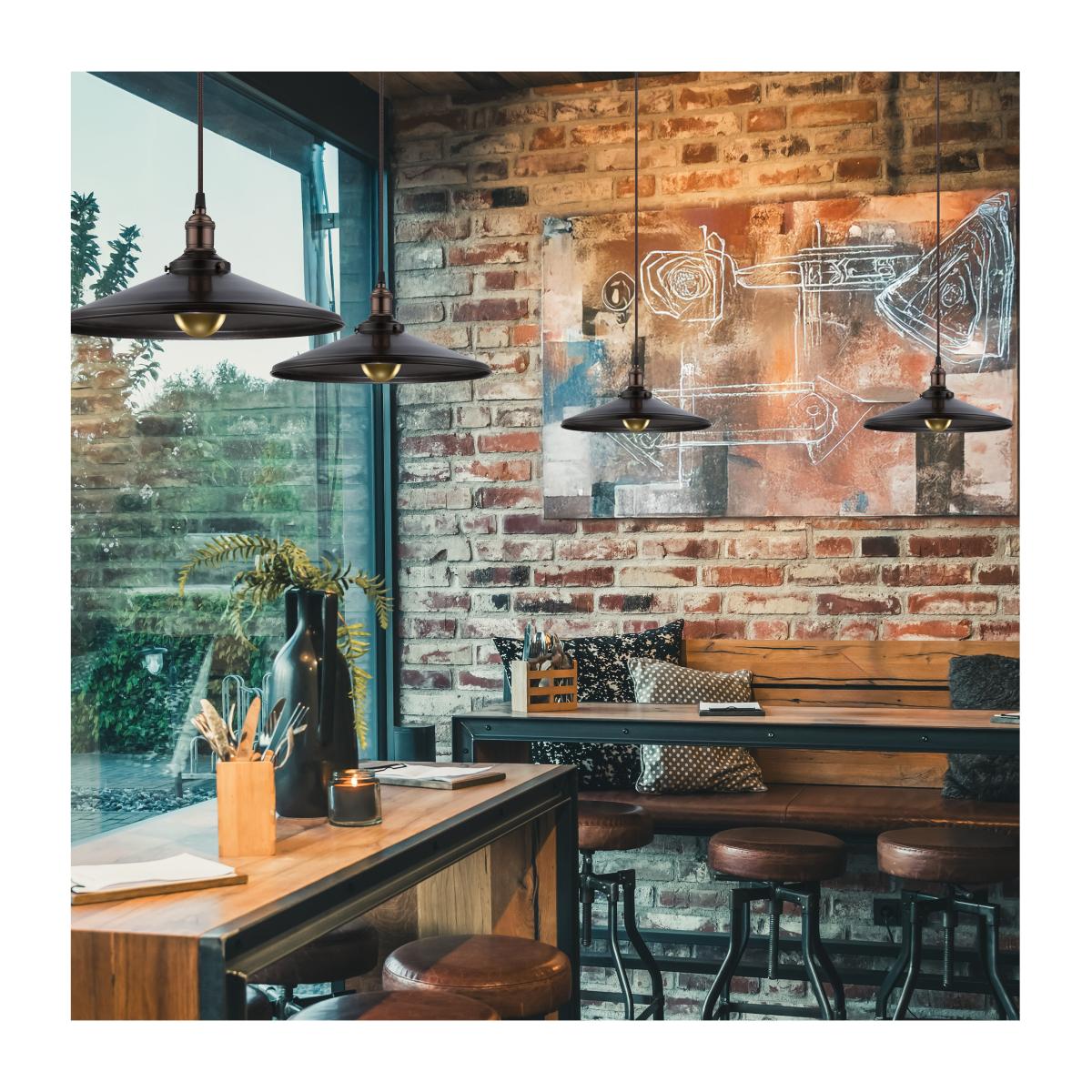 A19 Gold Half Mirror LED Bulb – 8W (60W Equivalent) | 2700K Warm White | Dimmable - Buchanan Lighting LTD.