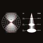 Surface Mounted LED Wall Light – 10W, 883Lm, 3000K, IP54, Black - Buchanan Lighting LTD.