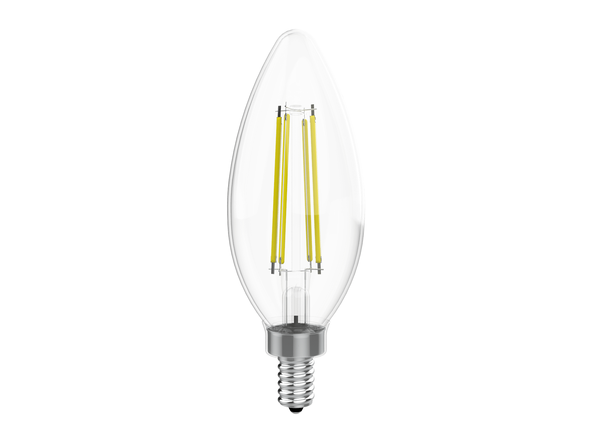 E12 9W High-Lumen LED Candle Bulb | 6-Pack | 3000K Warm White | 1000LM | Dimmable | 75W Equivalent - Buchanan Lighting LTD.