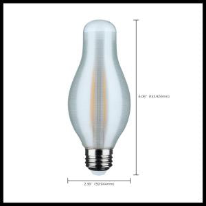 E26 7W H19 Satin Spun LED Bulb | 6-Pack | 2000K & 3000K | 800LM | Dimmable | 60W Equivalent - Buchanan Lighting LTD.