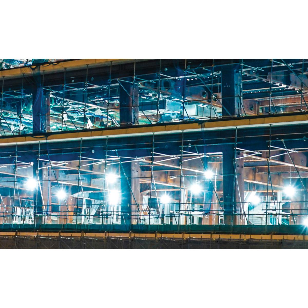 50FT LED String Light – 50W, 5 Interconnected Lamps, 5000K, IP65 Rated - Buchanan Lighting LTD.