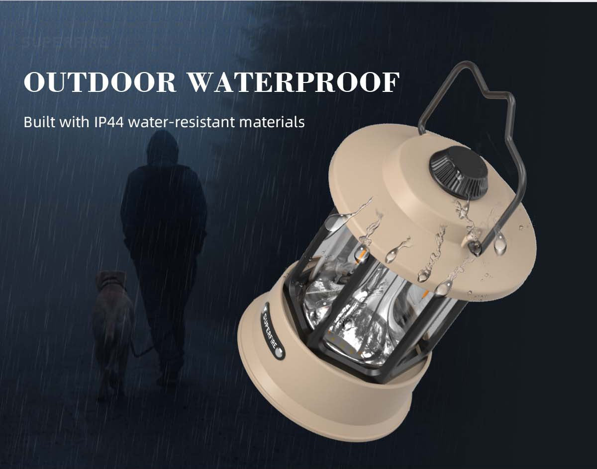 T35 LED Rechargeable Retro Camping Lantern | Vintage-Style Outdoor Light - Buchanan Lighting LTD.