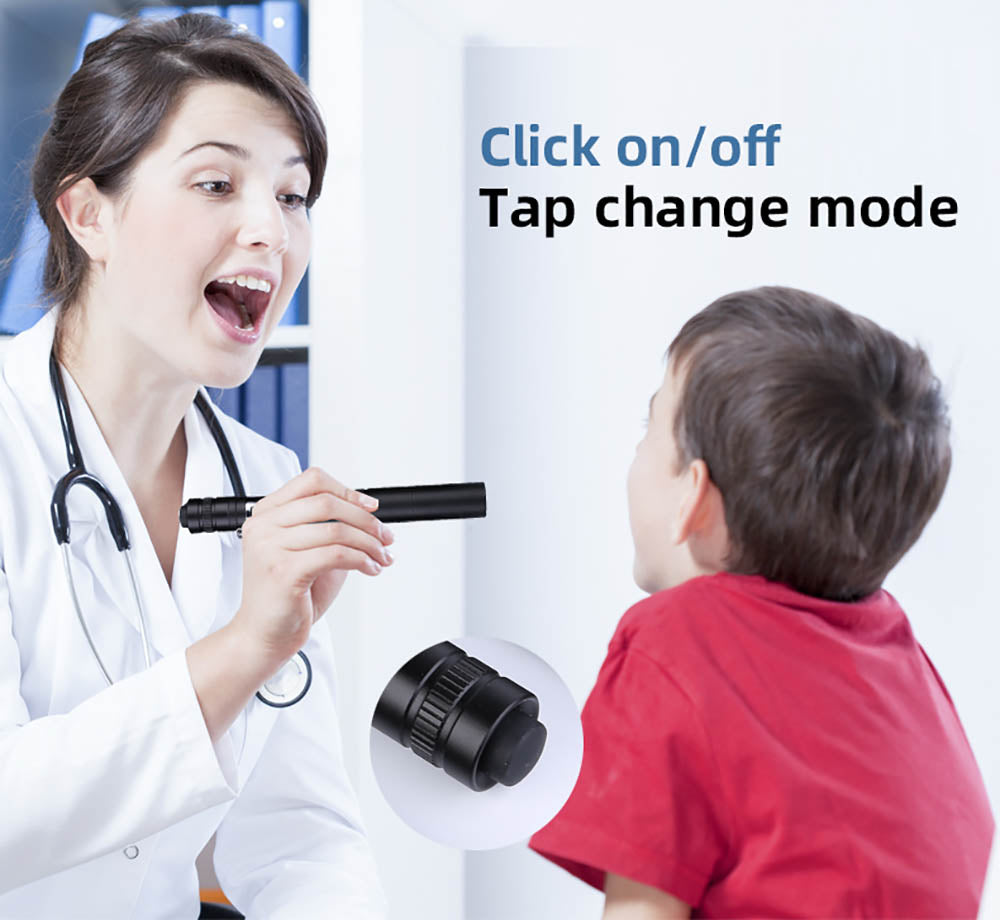 SUPERFIRE ML01 Medical Flashlight Penlight | Dual Light Source for Examinations - Buchanan Lighting LTD.