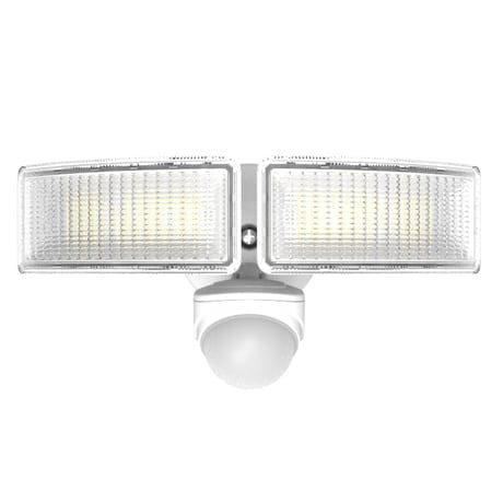 5CCT Dual-Head Motion Sensor Security Light – 24W | 2200 Lumens | IP65 Rated - Buchanan Lighting LTD.