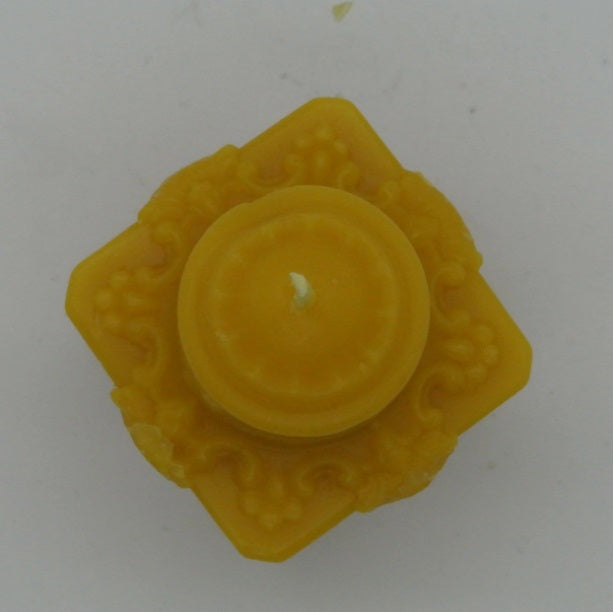 Victorian Silver Filigree Cap Cut Glass Candle | 100% Canadian Beeswax | Handmade | 20+ Hour Burn | Circa 1897 - Buchanan Lighting LTD.