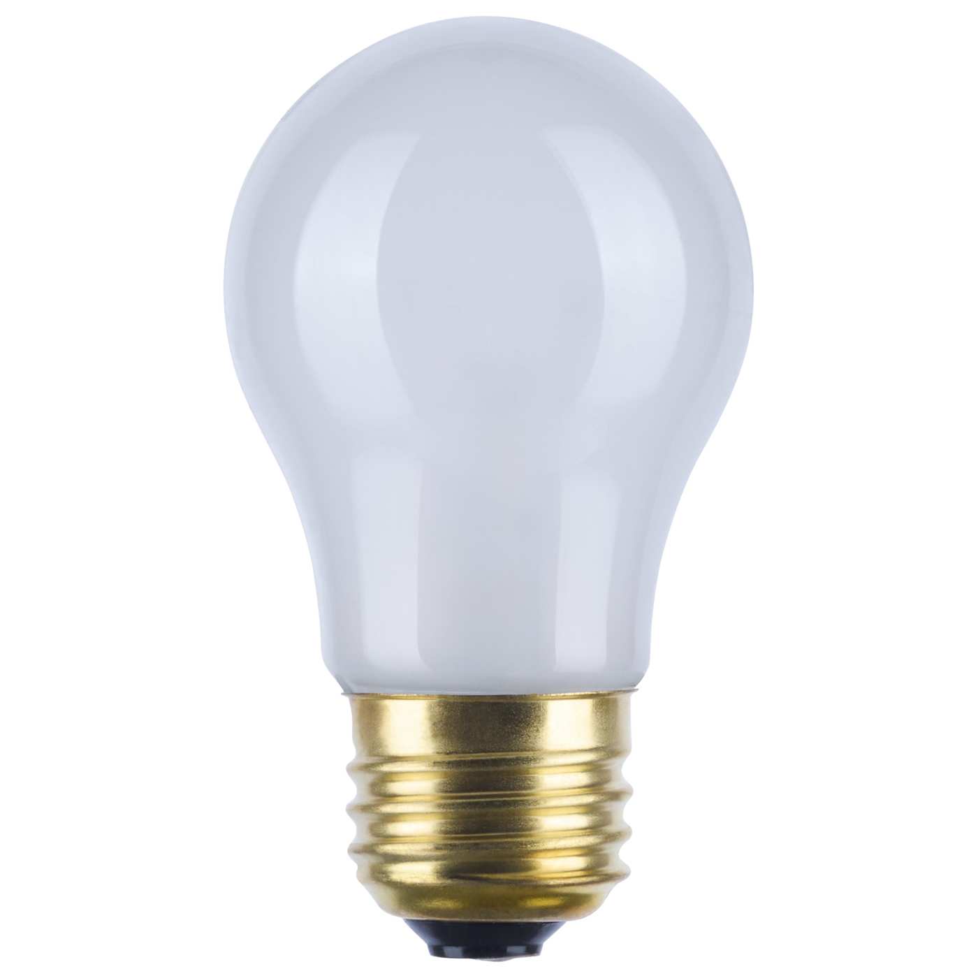 Satco Shatterproof Incandescent A15 Bulb, 40W, E26 Medium Base, 130V, Frosted, 2700K, Dimmable, 265 lm - Buchanan Lighting LTD.