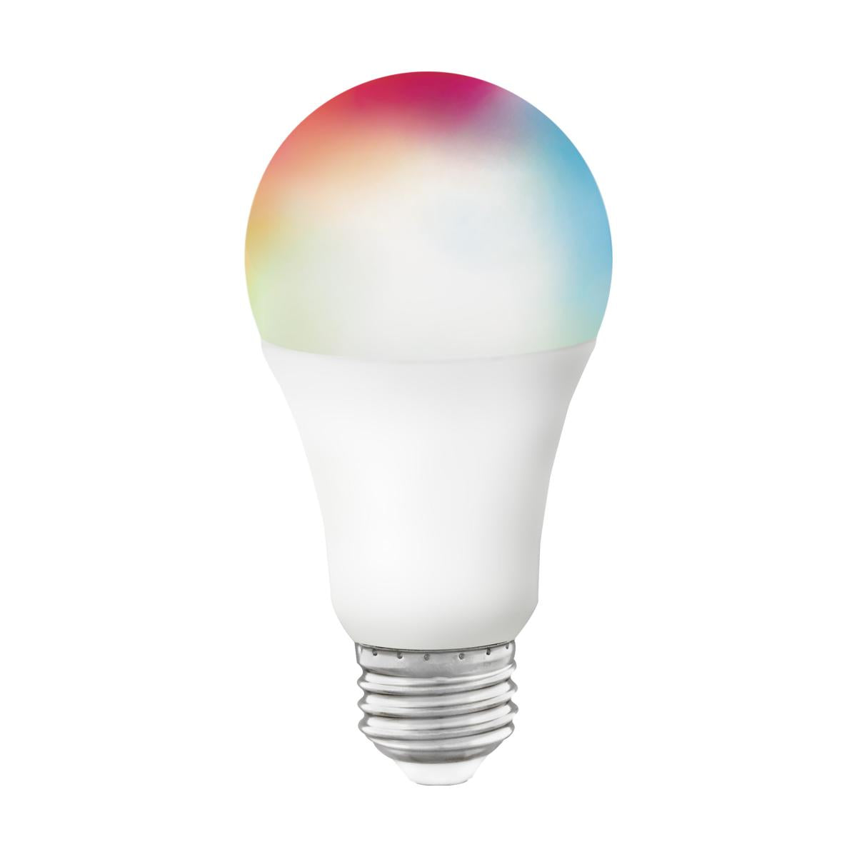 Smart A19 LED Bulb | 9.5W | RGB & Tunable White (2700K-5000K) | Starfish IoT | E26 Base | 800 Lumens | 120V