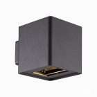 Surface Mounted LED Wall Light – 10W, 883Lm, 3000K, IP54, Black - Buchanan Lighting LTD.
