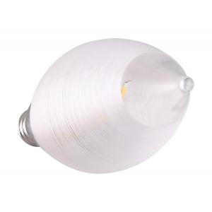 E12 4W Satin Spun LED Candle Bulb | 6-Pack | 2700K Warm White | 300LM | Dimmable | 40W Equivalent