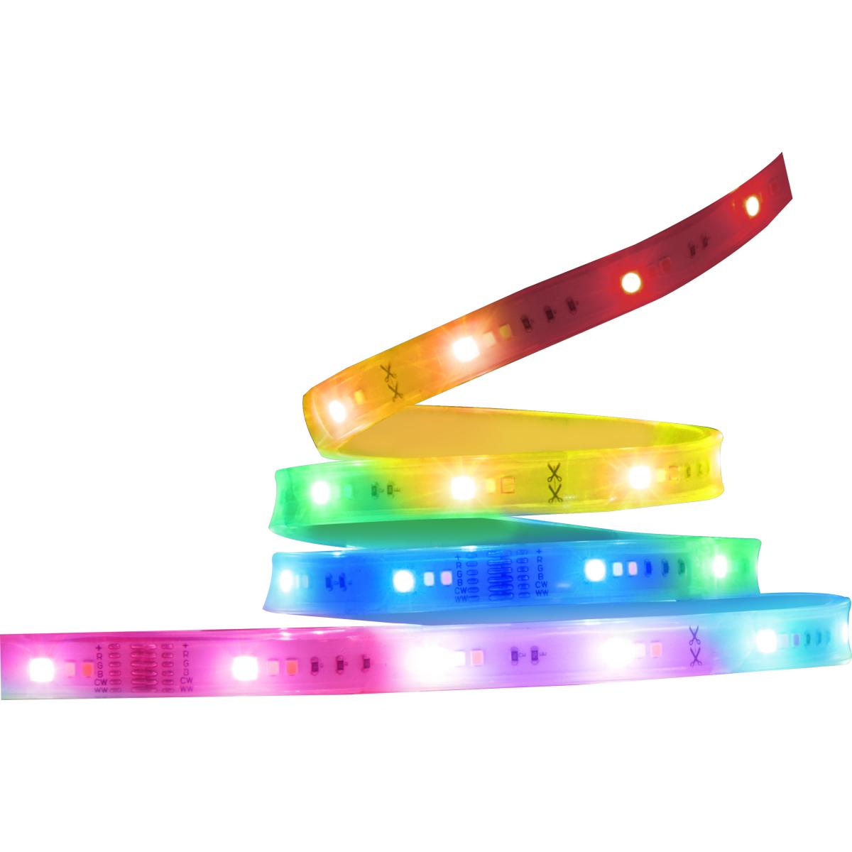 Smart 16FT Outdoor LED Strip Light | 28W | RGBW | Starfish IoT | IP65 | 2500 Lumens | 120V