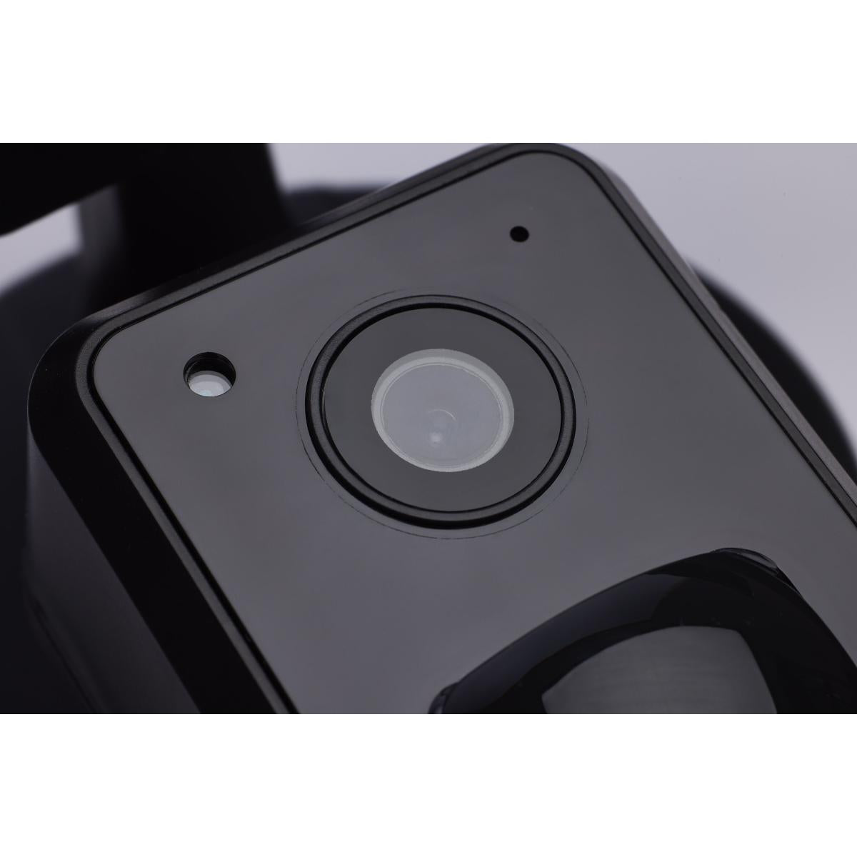 Smart Outdoor Security Light with Camera | 20W | CCT Selectable (3000K/4000K/5000K) | Starfish IoT | Black Finish | WiFi Enabled