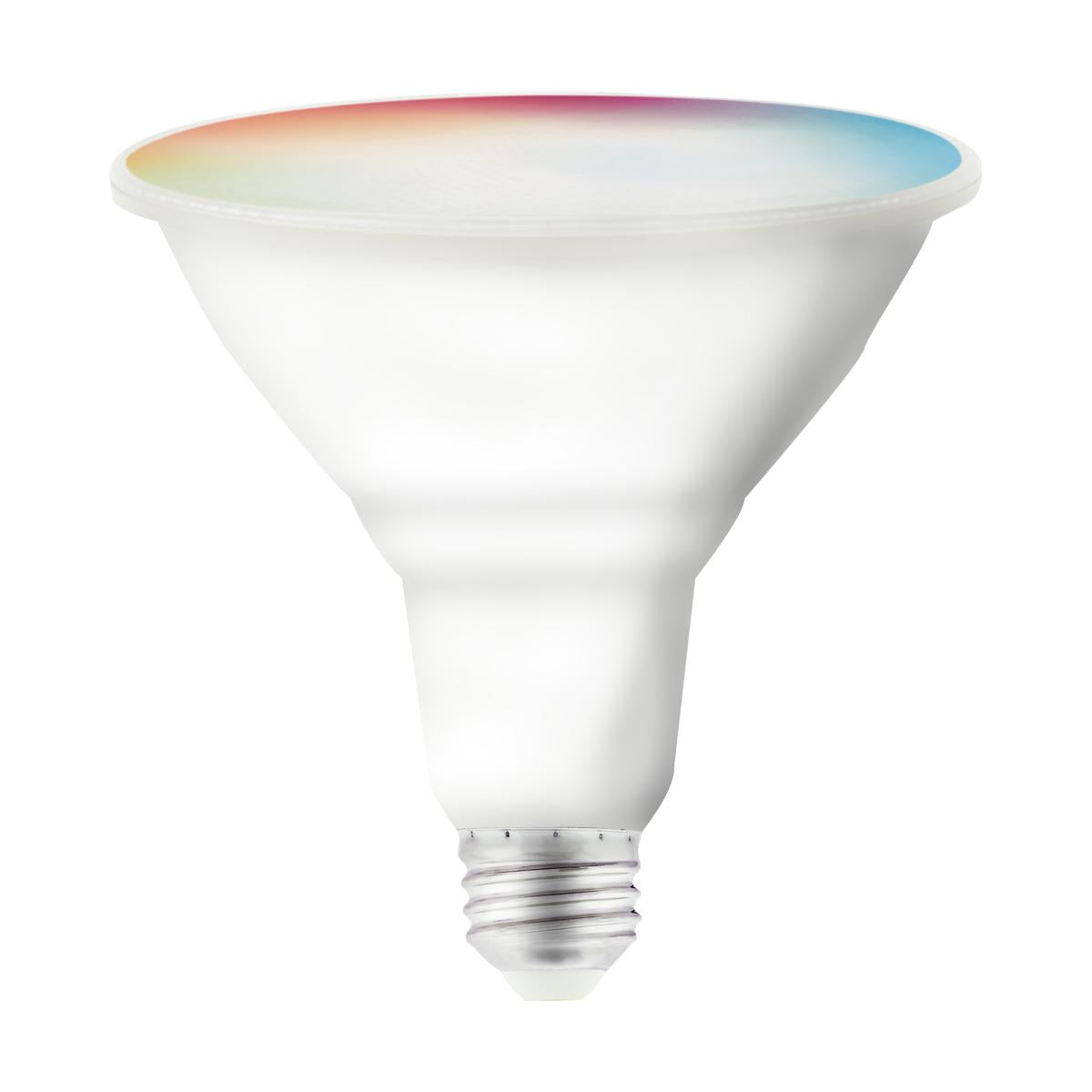 Smart PAR38 LED Bulb | 15W | RGB & Tunable White (2700K-5000K) | Starfish IoT | E26 Base | 1200 Lumens | 120V | Wet Rated