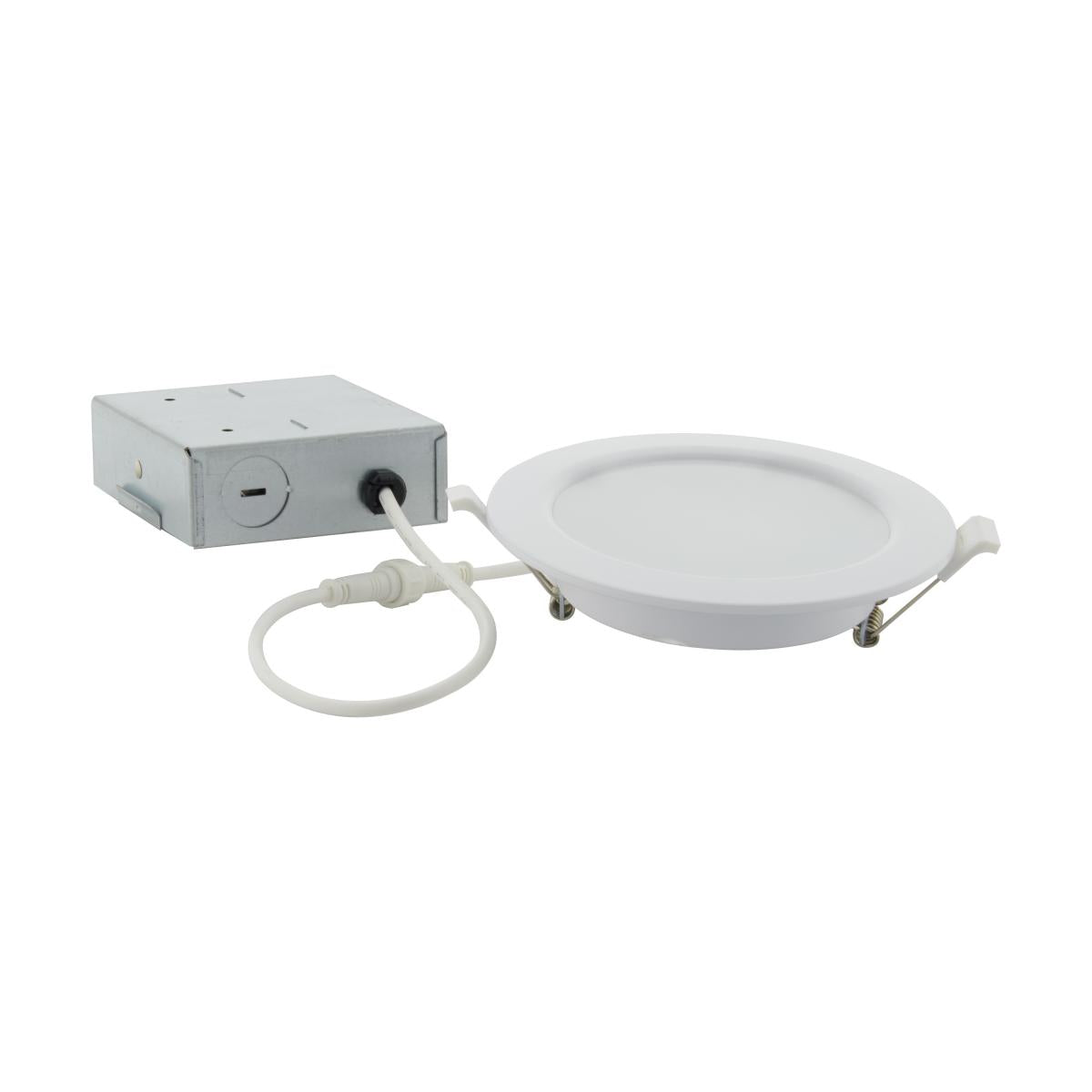 Smart 4-Inch LED Downlight | 10W | Tunable White (2700K-5000K) | Starfish IoT | Round | Remote Driver | Wet Rated | 120V