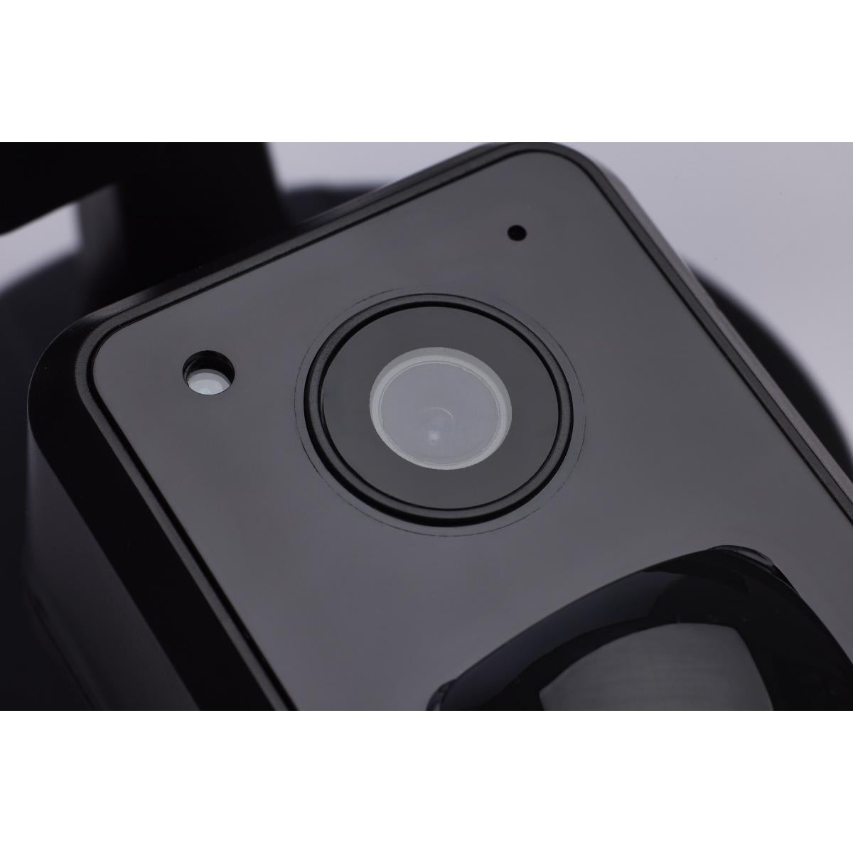 Smart Outdoor Rectangular Security Light with Camera | 36W | Tunable White (3000K-5000K) | Starfish IoT | Black Finish | WiFi Enabled