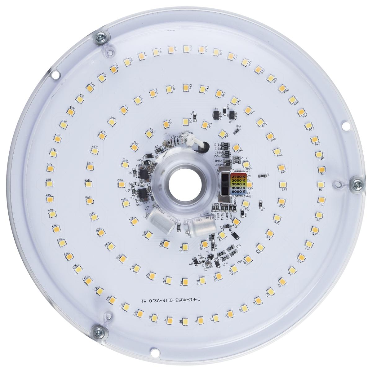 S29781 Circular LED Retrofit Light Engine | 21W, 5CCT Selectable, 120V, Damp Rated, 5-Year Warranty
