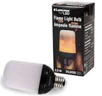 Luminus LED Flame Effect Bulb – 2200K Candlelight | Flicker or Steady Mode