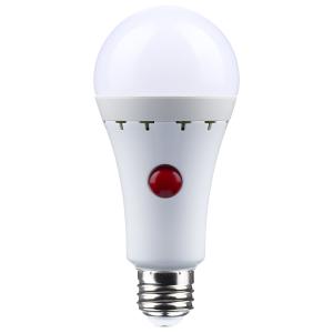 8W A21 LED Bulb – 3000K Soft White, Medium Base, 120V, 5-Hour Battery Backup - Buchanan Lighting LTD.
