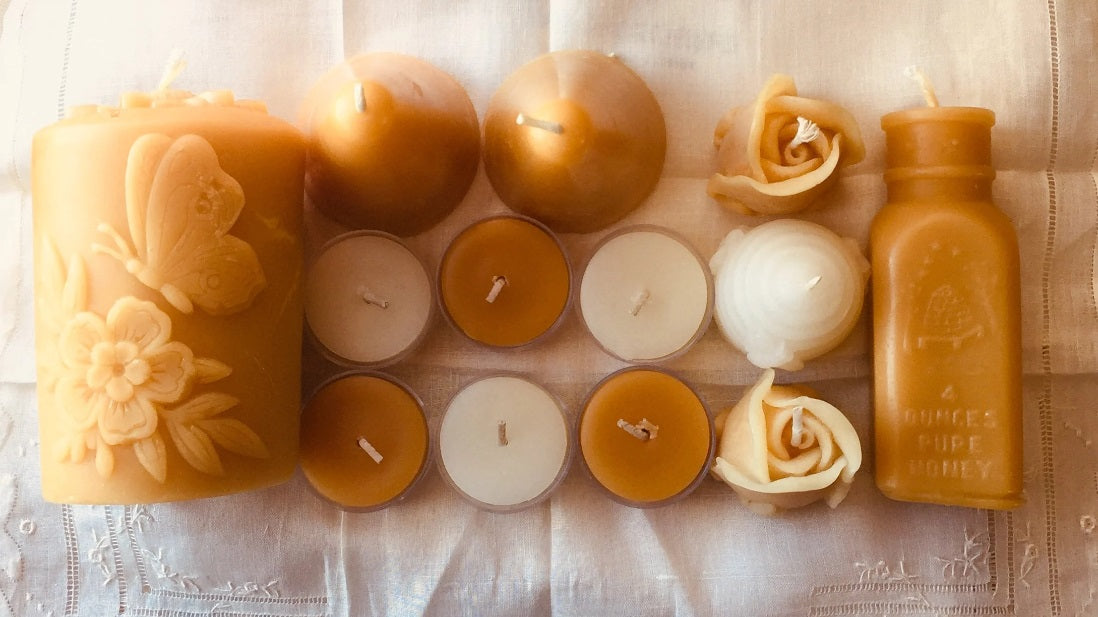 Spring Candle Value Box | 100% Canadian Beeswax | Handmade | 70+ Hour Burn | Eco-Friendly Gift Set