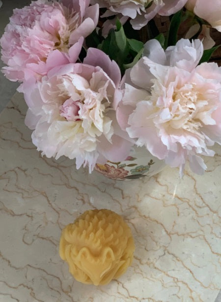 Fox-Ball Beeswax Candle | 100% Canadian Beeswax | Handmade | 15+ Hour Burn | Eco-Friendly