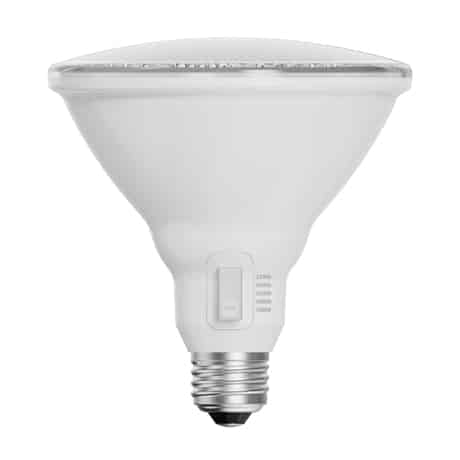 PAR38 LED Bulb, 14W, E26 Base, 40° Beam, 5-CCT Selectable (2700K–5000K), 1100 lm, Enclosed Rated (120V) - Buchanan Lighting LTD.