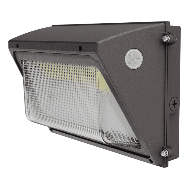 120W Adjustable LED Wall Pack – Selectable Wattage & CCT, Photocell, IP65